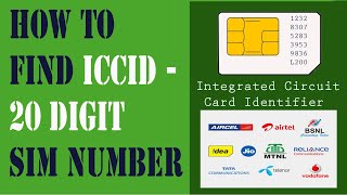 How to find 20 Digit SIM number OR ICCID [upl. by Ronnoc353]