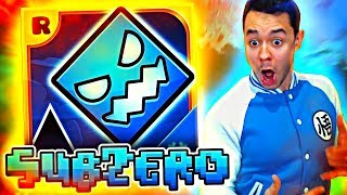 GEOMETRY DASH SUBZERO MI PRIMERA VEZ  TheGrefg [upl. by Nireil]