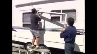 RV How To Install an Awning [upl. by Siffre687]