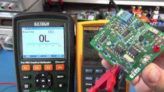 Extech GX900 vs Fluke 287 Graphical Multimeter Review  Pt1 [upl. by Accissej]