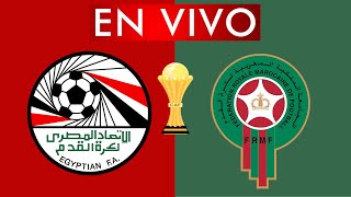 EGIPTO VS MARRUECOS EN VIVO 🔴 COPA ÁFRICA [upl. by Nahgen]