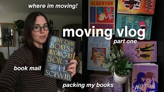 Moving vlog pt one  chatty vlog where im moving house tour book mail [upl. by Narual]