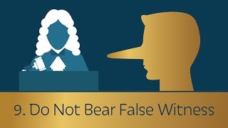 9 Do Not Bear False Witness  5 Minute Video [upl. by Nonnahsed558]