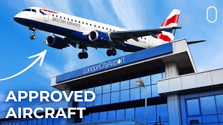 Which Aircraft Can Land At London City Airport [upl. by Noble]