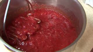 Making Quick amp Easy Freezer Strawberry Jam [upl. by Range]