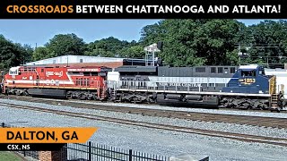 Dalton Georgia USA  Virtual Railfan LIVE [upl. by Airdnoed]