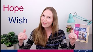 Hope vs Wish  Basic English Grammar [upl. by Lyrehs]