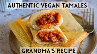 Authentic Vegan Tamales [upl. by Enaek74]