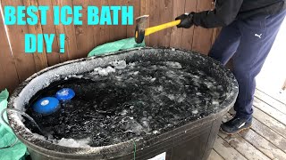 BEST DIY COLD PLUNGE STOCK TANK SET UP [upl. by Moore]