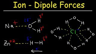 Ion Dipole Forces amp Ion Induced Dipole Interactions  Chemistry [upl. by Katrina]