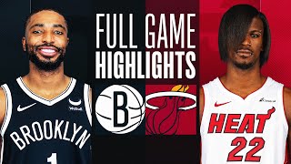 NETS at HEAT  FULL GAME HIGHLIGHTS  November 16 2023 [upl. by Drauode]