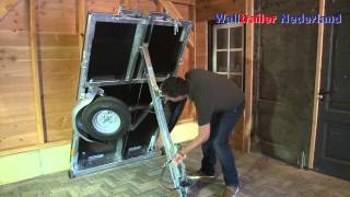 Productdemonstratie Walltrailer AanhangerAanhangwagen [upl. by Eisac]