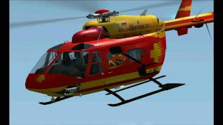 Medicopter 117 Start in fs9 [upl. by Asyen]