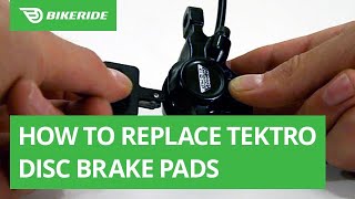 How to Replace Tektro Disc Brake Pads [upl. by Akemrej]