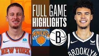 KNICKS at NETS  FULL GAME HIGHLIGHTS  December 20 2023 [upl. by Nidnarb]