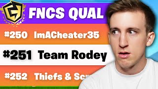 Cheaters STOLE my FNCS Qual [upl. by Eeraj]