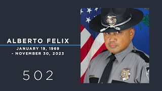 Trooper Alberto Felix Memorial Service 12823 [upl. by Kcirdet162]