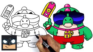 How To Draw Buzz  Brawl Stars [upl. by Komara]