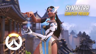 Symmetra Gameplay Preview  Overwatch  1080p HD 60 FPS [upl. by Pasahow]