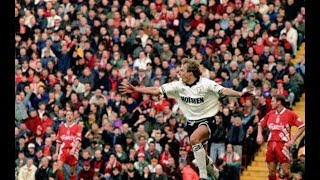 1995 FA Cup Quarter Final  LIverpool 1 Tottenham 2 Klinsmann last minute winner [upl. by Wallie]