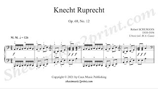 Schumann  Knecht Ruprecht op 68 no 12 [upl. by Arerrac]