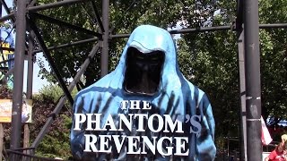 Phantoms Revenge Review Kennywood HD 60fps [upl. by Ennirak]