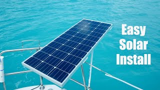 How to Simple Solar Panel System Boat RV etc Ep 18 [upl. by Eaneg]