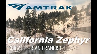 Taking Amtrak Sleeper Across the US California Zephyr Complete Review [upl. by Carola139]