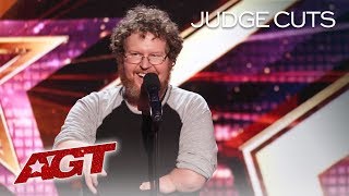 Hilarious Comedian Ryan Niemiller Talks About Dating With A Disability  Americas Got Talent 2019 [upl. by Audette]