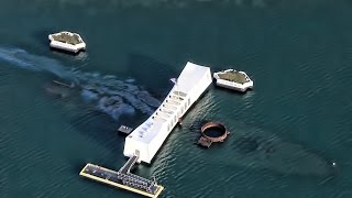 Aerial View Of Pearl Harbor amp Arizona Memorial • RIMPAC 2016 [upl. by Ailisab]