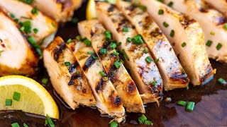 Perfect Juicy Grilled Chicken Recipe [upl. by Navetse]