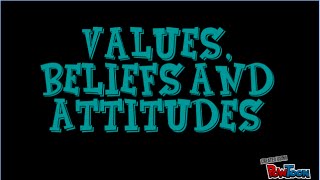 Values Beliefs and Attitudes Definitions [upl. by Aime]