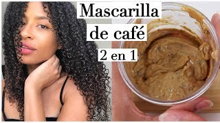 Hidratación  Crecimiento con café  Mascarilla casera  FRIZZYDESI [upl. by Campball]