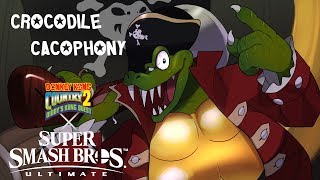 Crocodile Cacophony WITH LYRICS  Super Smash Bros Ultimate Cover [upl. by Aytnahs]