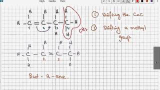 iGCSE  GCSE Chemistry Isomers in Alkenes 149 [upl. by Angelica]