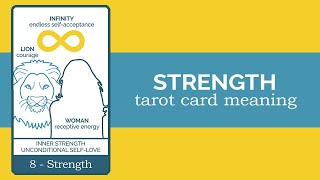 Strength Tarot Card Reading and Meaning [upl. by Driscoll]