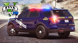 GTA 5  LSPDFR Ep182  Nevada Highway Patrol Chases [upl. by Meggi]