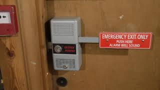 Detex Ecl 230D Door Exit Alarm [upl. by Nee]