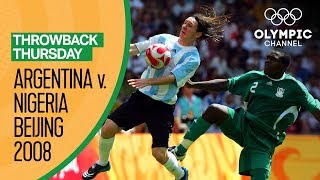 Argentina vs Nigeria  Beijing 2008 Mens Football Final  Throwback Thursday [upl. by Aiyekal]