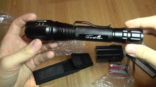 UltraFire New111C 1000 Lumen Cree XMLT6 LED Flashlight [upl. by Knipe]