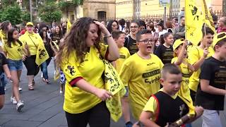 Cava de Tirreni  Corteo storico trombonieri 962018  Medieval army [upl. by Ayn]