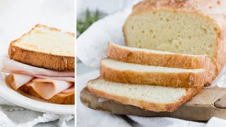 Easy Keto Bread with no crazy ingredients GLUTEN FREE TOO [upl. by Anoiuq]