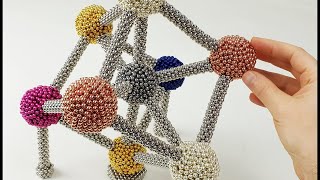 The Atomium Made of Magnetic Balls  Magnetic Games [upl. by Atik]