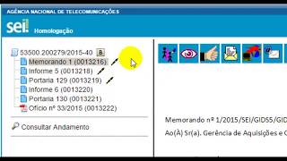 SEI  Vídeo Tutorial Assinar Documentos Gerados [upl. by Idahs855]