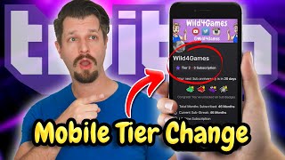 Change Upgrade or Downgrade Sub Tiers On Twitch Mobile iOSAndroid [upl. by Garland510]