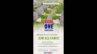 300 SQ YARDS PLOT SALE KURMANNAPALEM VISAKHAPATNAM [upl. by Ericka]