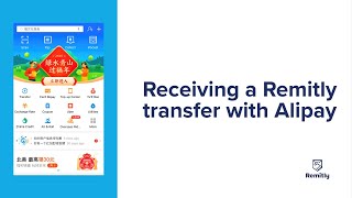 Receiving a Remitly transfer with Alipay [upl. by Ahseinod]