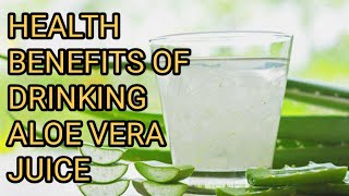 9 healthy benefits of drinking aloe vera juice [upl. by Alrats]