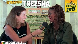 Treesha  Interview  Reggae Jam 2019 [upl. by Ytsirhk]