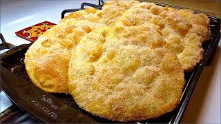 EASY BUNUELOS RECIPE  Receta de Buñuelos  How To Make Bunuelos [upl. by Heilner]